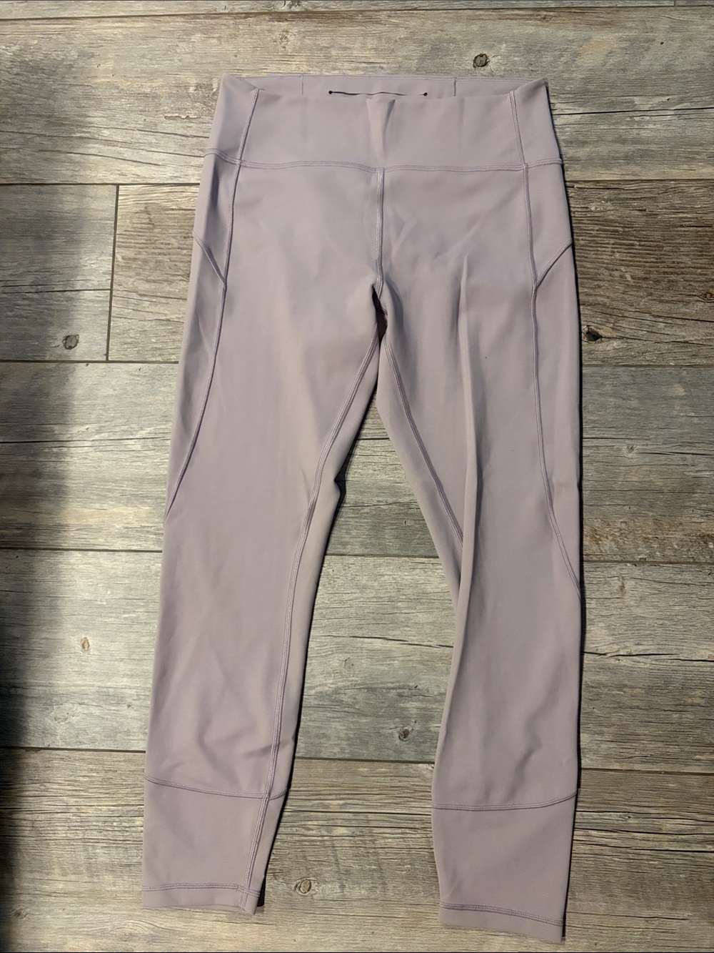 Lululemon neutral light tan leggings sz 10